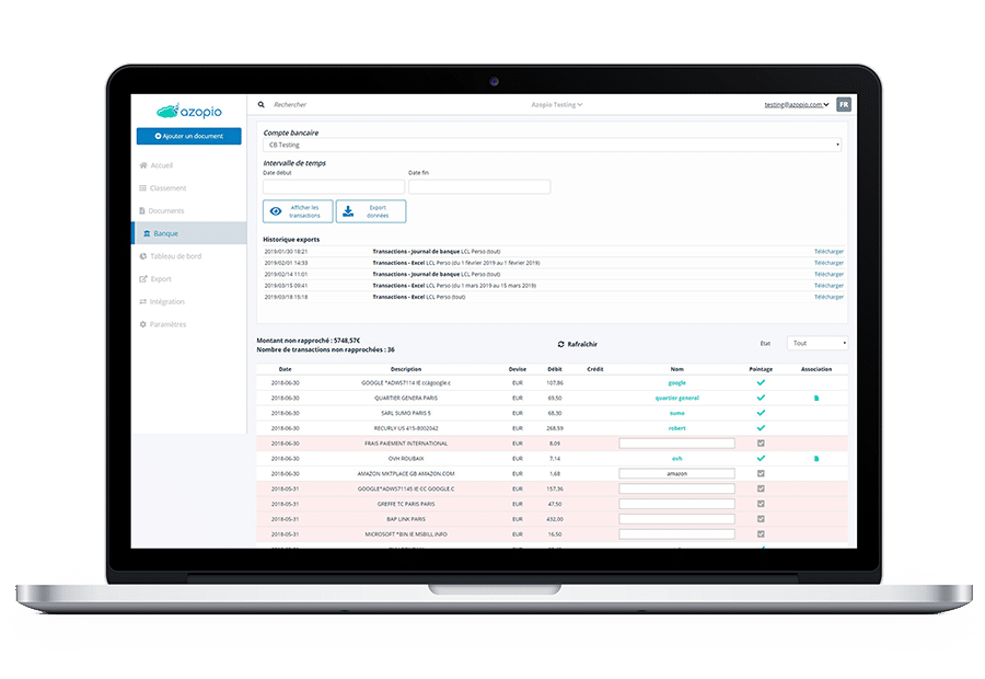 Automated bank reconciliation