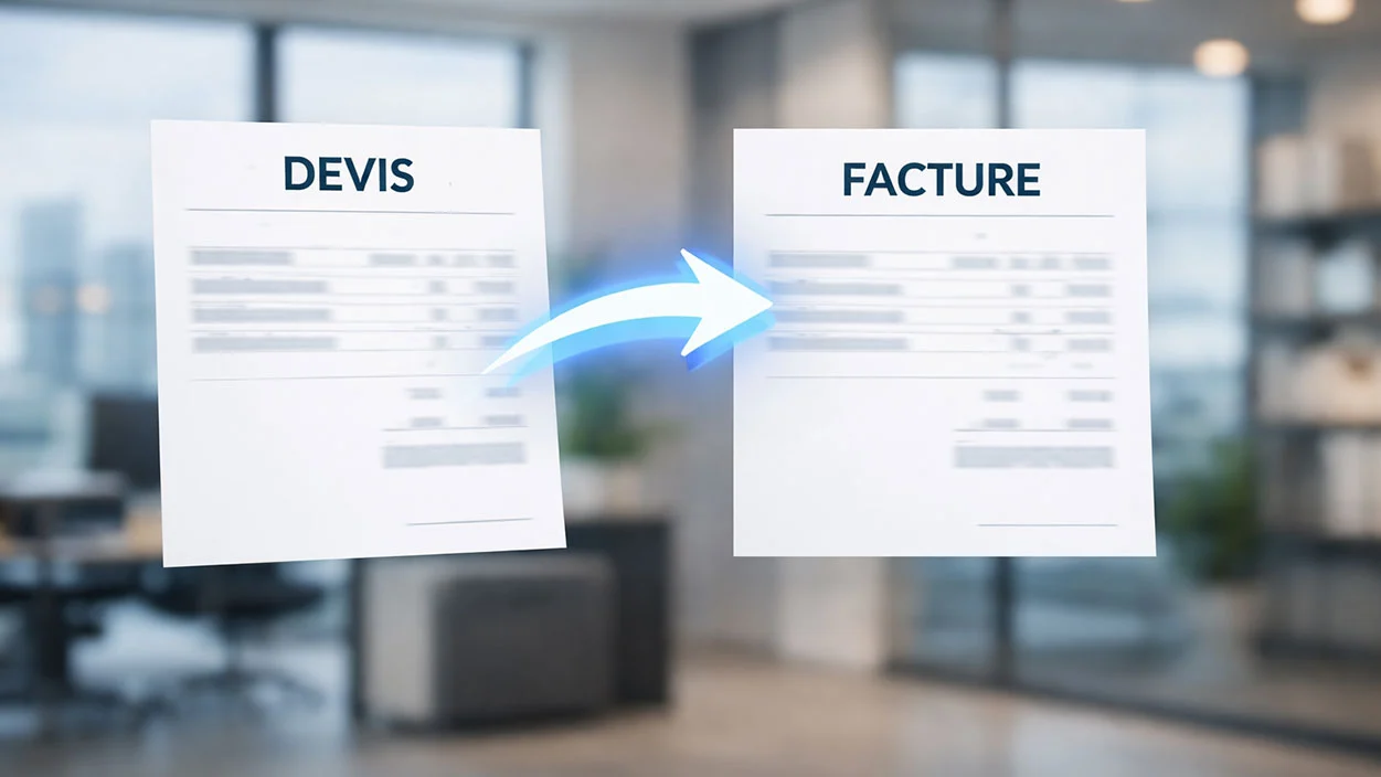 transformation automatique devis en facture