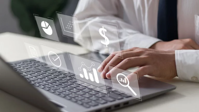 Financial data analytics and reporting integration dashboard